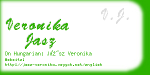 veronika jasz business card